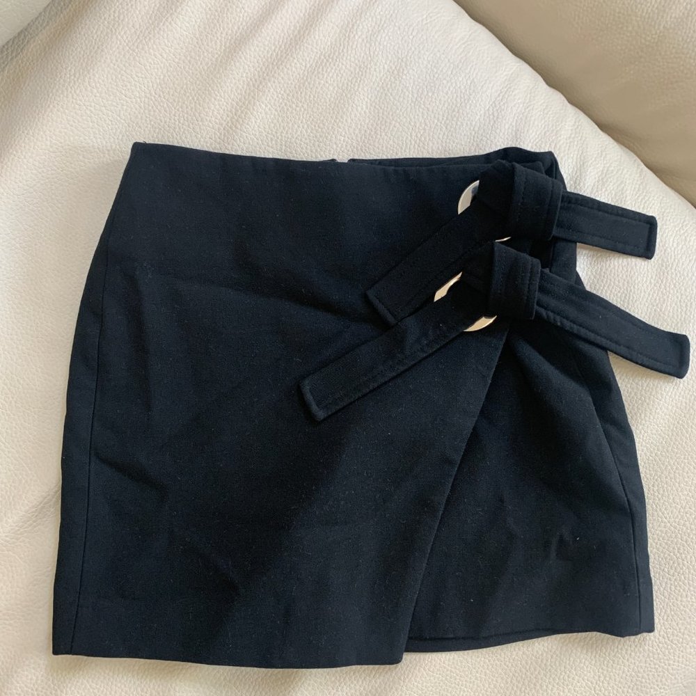 ZARA Grommet Tie Skirt